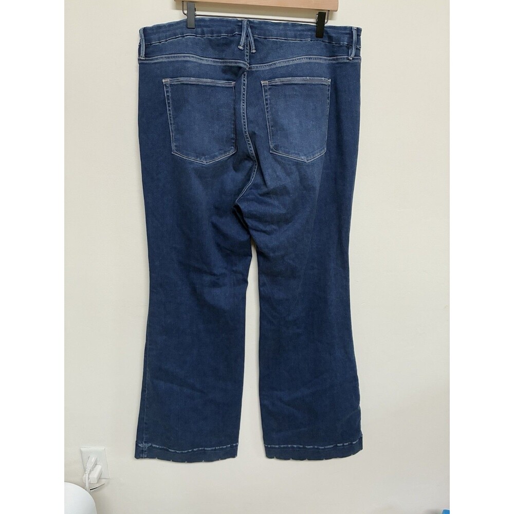 Good American Good Flare Women’s Size 20 Dark Blue - Picture 6 of 9
